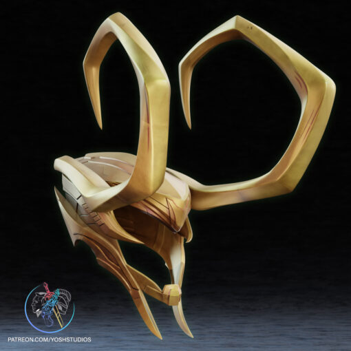 Loki Rivals Helmet 3D Printer STL File - Image 2