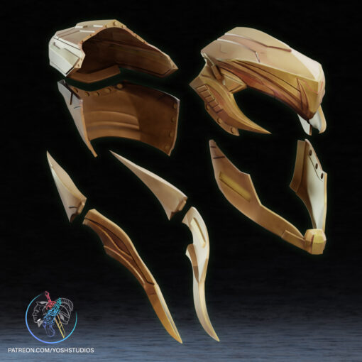 Loki Rivals Helmet 3D Printer STL File - Image 7