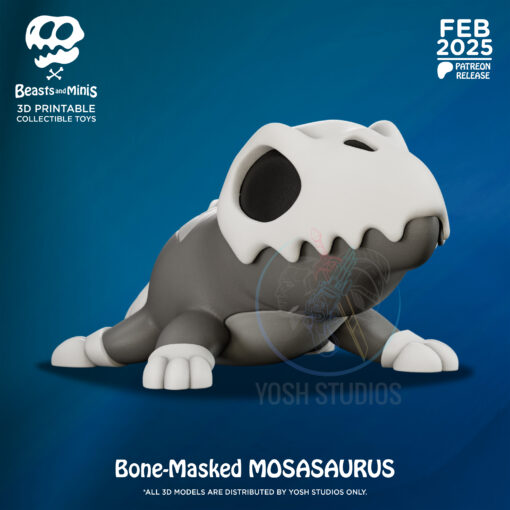 Boney Mosasaurus 3D Printer File STL