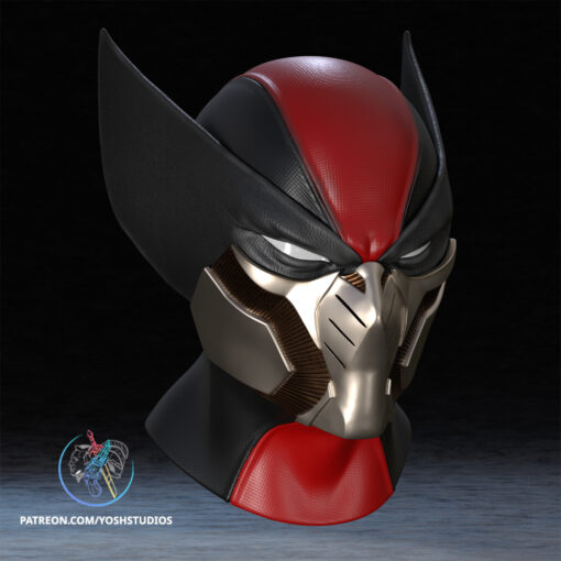 Ultimate Wolverine Mask 3D Printer File STL - Image 2