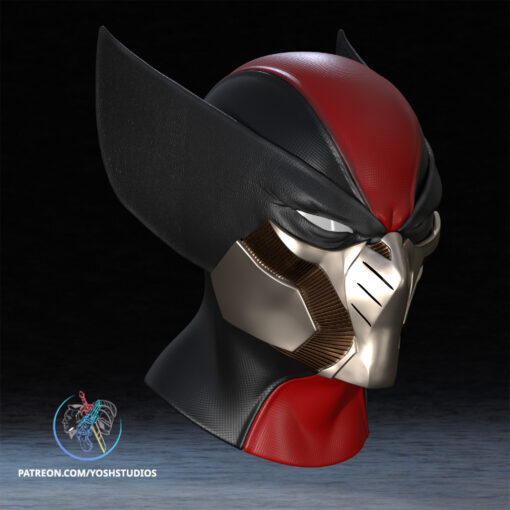 Ultimate Wolverine Mask 3D Printer File STL - Image 3