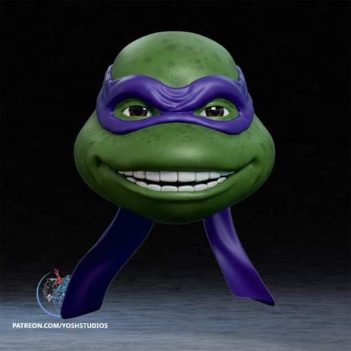 Purple TMNT Helmet 3D Printer STL File