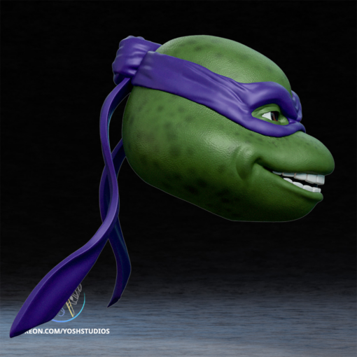 Purple TMNT Helmet 3D Printer STL File - Image 3