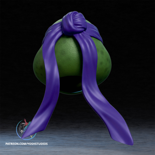 Purple TMNT Helmet 3D Printer STL File - Image 5