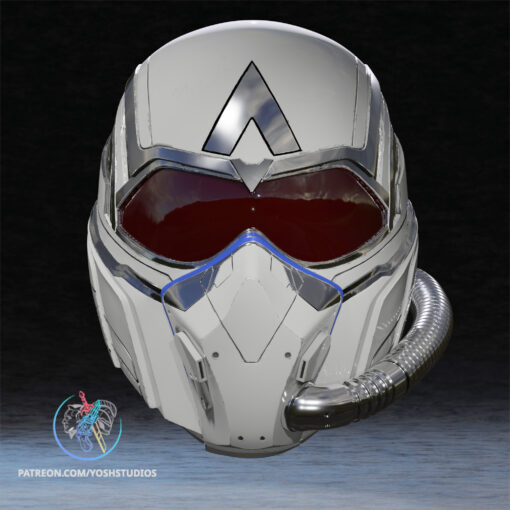 Captain America 4 Hypersonic Mask 3D Printer STL File