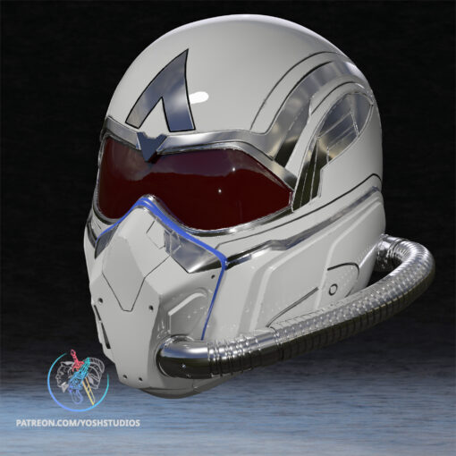 Captain America 4 Hypersonic Mask 3D Printer STL File - Image 3