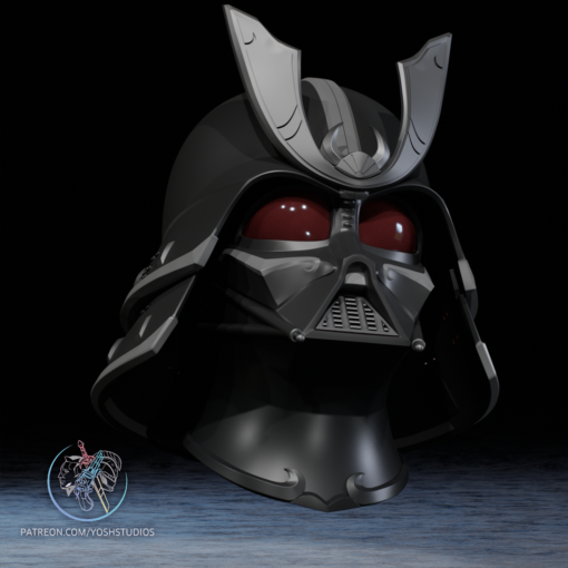 Samurai Vader Helmet 3D Printer STL File - Image 8