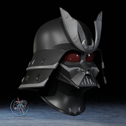 Samurai Vader Helmet 3D Printer STL File - Image 2