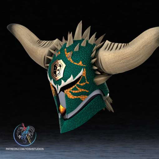 MH Nergigante Helmet 3D Printer File STL - Image 2