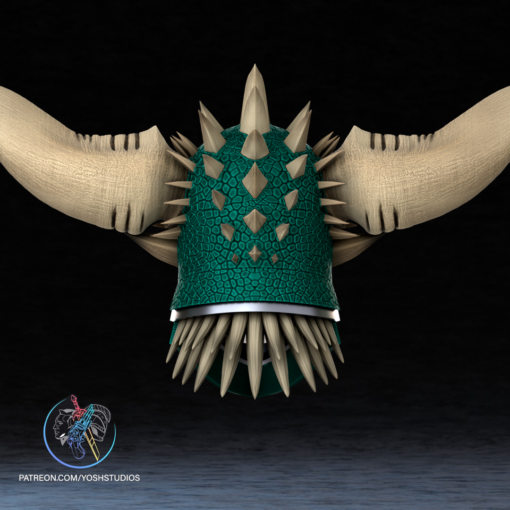 MH Nergigante Helmet 3D Printer File STL - Image 5