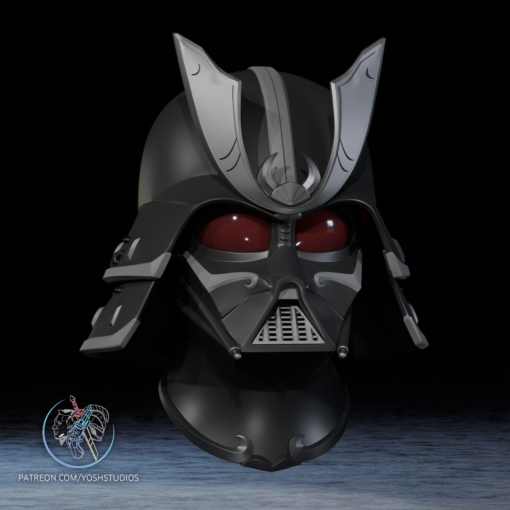 Samurai Vader Helmet 3D Printer STL File - Image 6