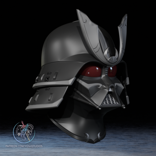 Samurai Vader Helmet 3D Printer STL File - Image 7