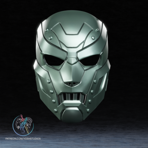 Absolute Dr Doom Mask 3D Printer STL File - Image 2