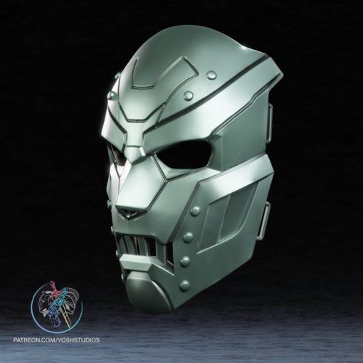 Absolute Dr Doom Mask 3D Printer STL File - Image 4