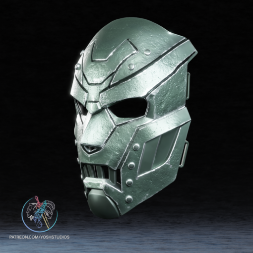 Absolute Dr Doom Mask 3D Printer STL File - Image 3