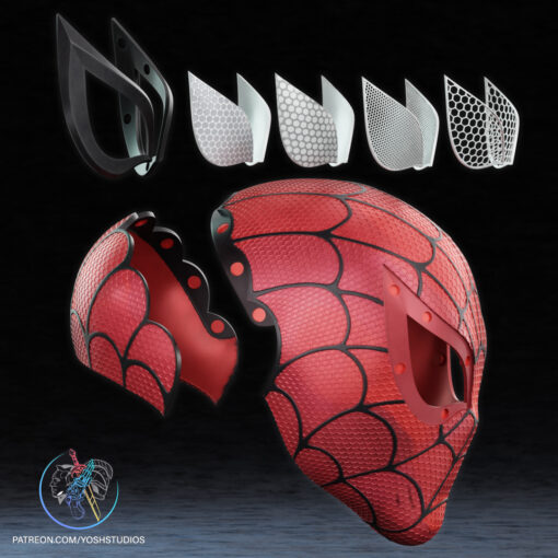 Spider-Man Rivals Mask Bundle 3D Printer File STL - Image 13