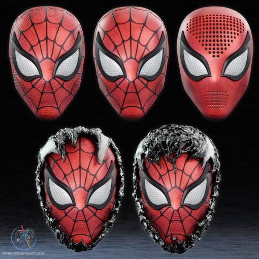 Spider-Man Rivals Mask Bundle 3D Printer File STL