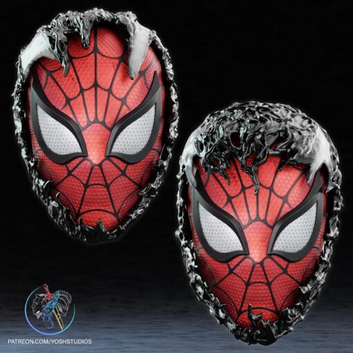 Spider-Man Rivals Mask Bundle 3D Printer File STL - Image 9