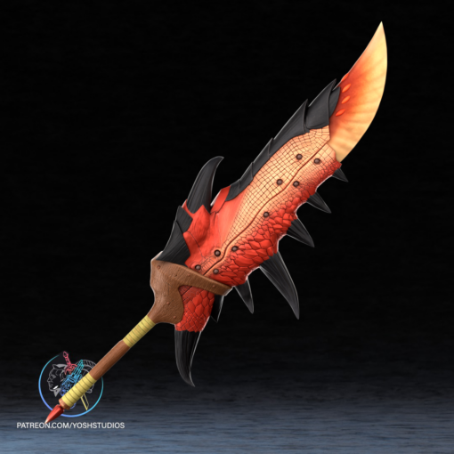 Monster Hunter Rathalos Sword 3D Printer File STL - Image 2