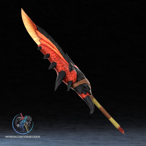 Monster Hunter Rathalos Sword 3D Printer File STL - Image 4