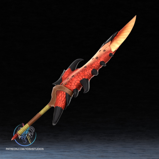 Monster Hunter Rathalos Sword 3D Printer File STL