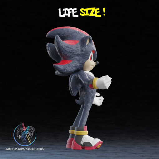 Life-Size Sonic Complete Bundle 3D Printer File STL (Shadow and Knuckles) - Image 7