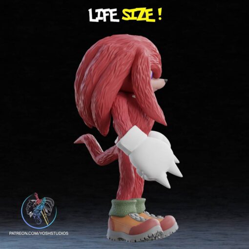 Life-Size Sonic Complete Bundle 3D Printer File STL (Shadow and Knuckles) - Image 10