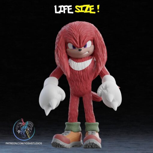 Life Size Knuckles 3D Printer File STL