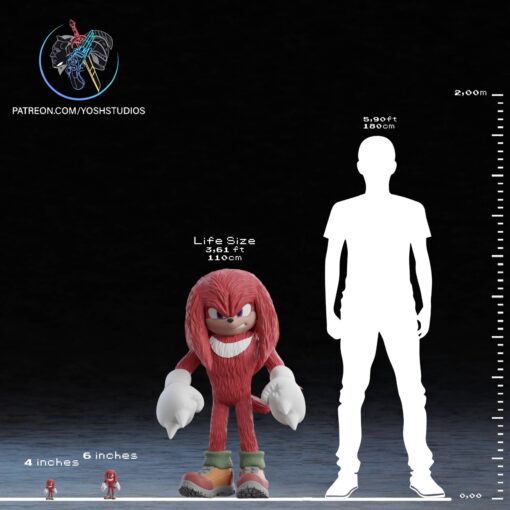 Life Size Knuckles 3D Printer File STL - Image 5