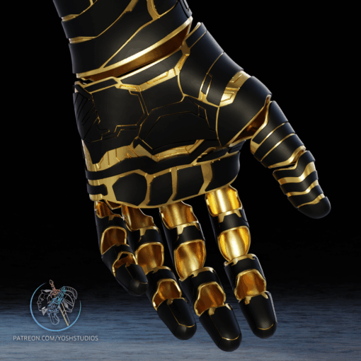 Winter Soldier Vibranium Arm 3D Printer STL File - Image 11