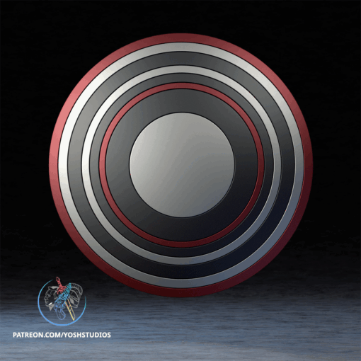 US Agent Shield Thunderbolts 3D Printer STL File - Image 3