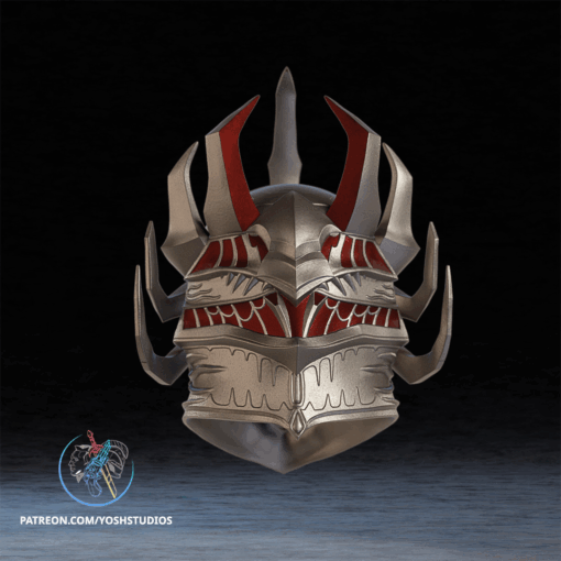 Daedric Oblivion Helmet 3D Printer STL File - Image 6