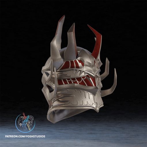 Daedric Oblivion Helmet 3D Printer STL File - Image 7