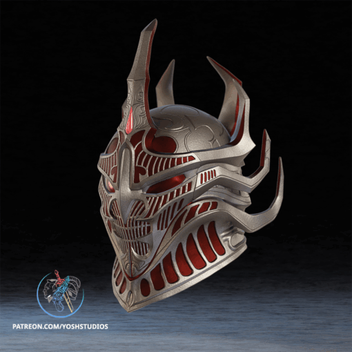 Daedric Oblivion Helmet 3D Printer STL File - Image 3
