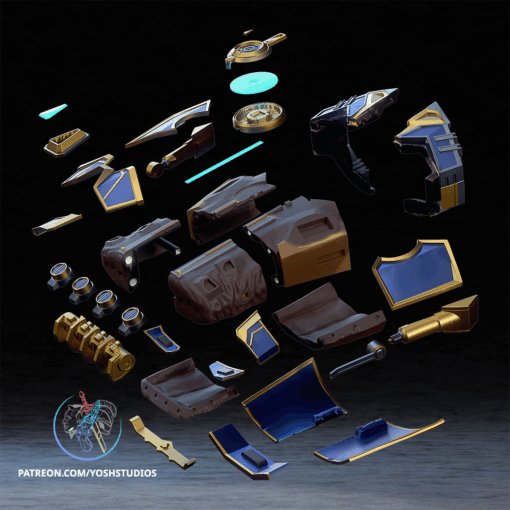Vi Gauntlet 3D Printer File STL - Image 9