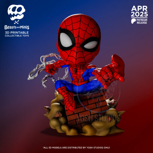 Spider-Man Mini 3D Printer File STL