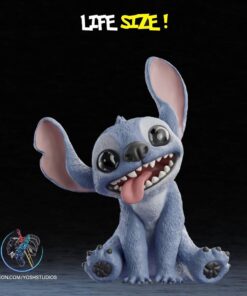 Life-Size Movie Blue Alien Dog 3D Printer File STL