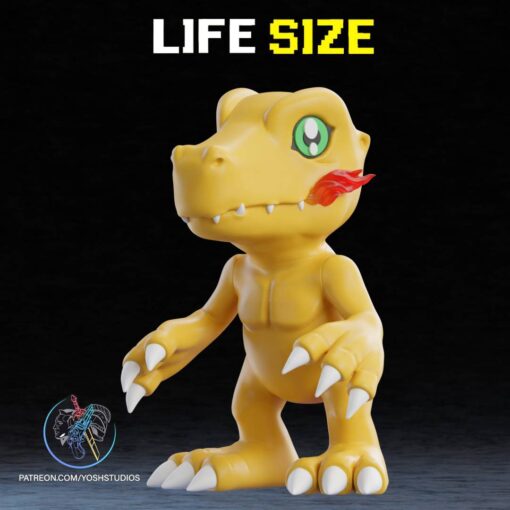 Life Size Agu 3D Printer File STL