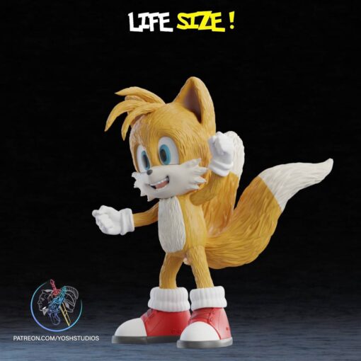 Life Size Tails 3D Printer File STL - Image 3