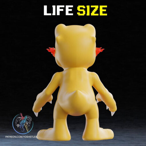 Life Size Agu 3D Printer File STL - Image 4