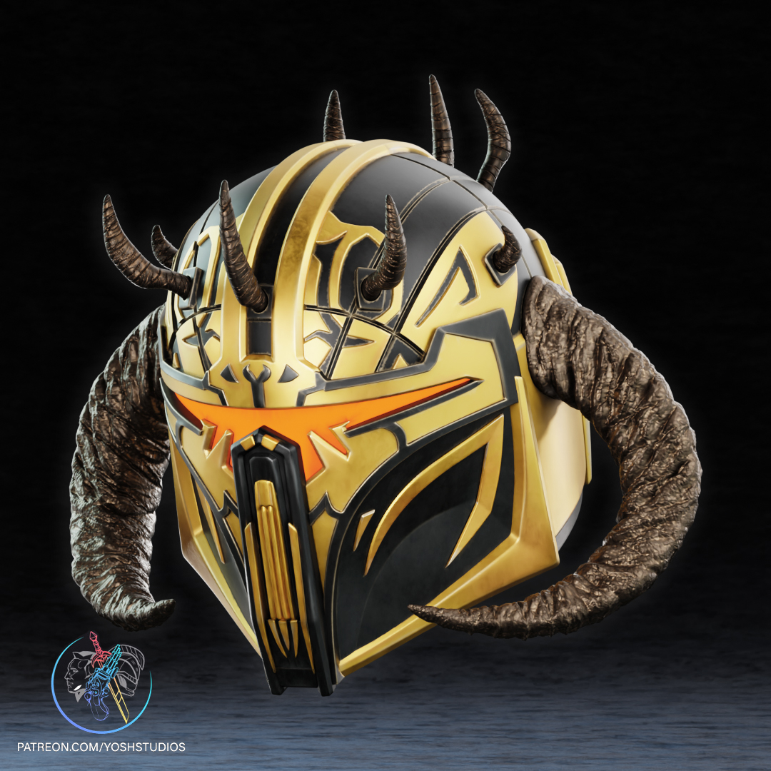 High Shadow Warden Helmet 3D Printer STL File - Image 5