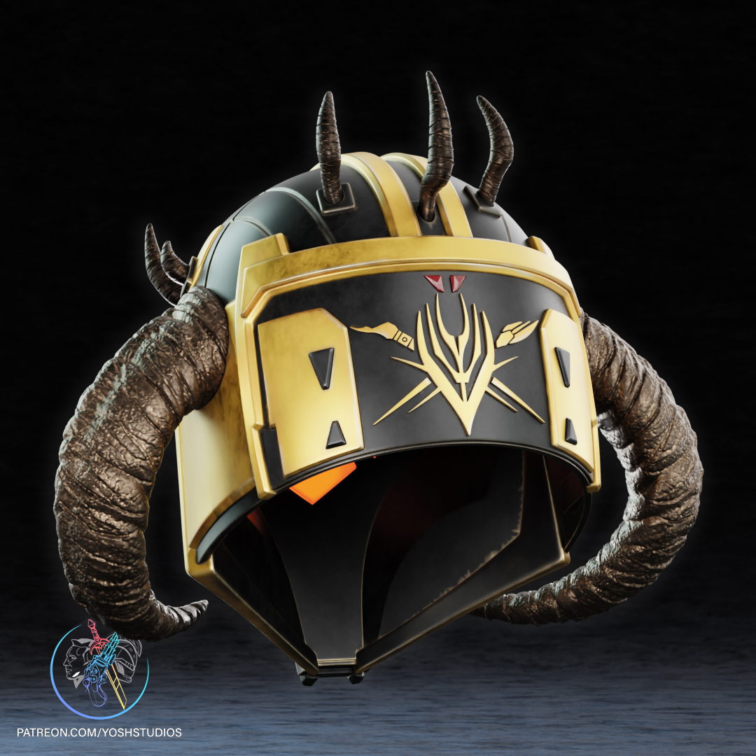 High Shadow Warden Helmet 3D Printer STL File - Image 6