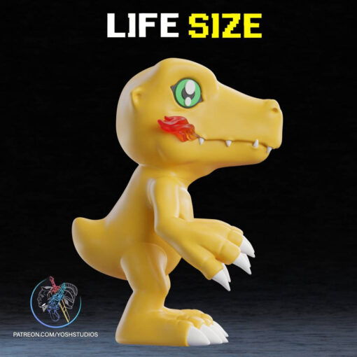 Life Size Agu 3D Printer File STL - Image 8