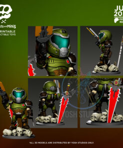 Alternative view of Eternal Mini 3D Printer STL FIle