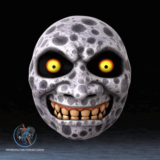 Moon Mask 3D Printer File STL