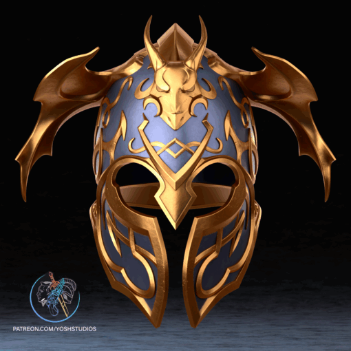Akatosh Oblivion Helmet 3D Printer File STL