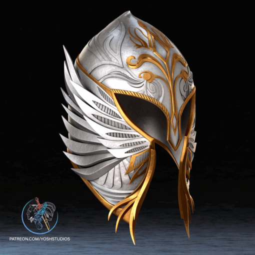 Mithril Oblivion Helmet 3D Printer File STL - Image 2