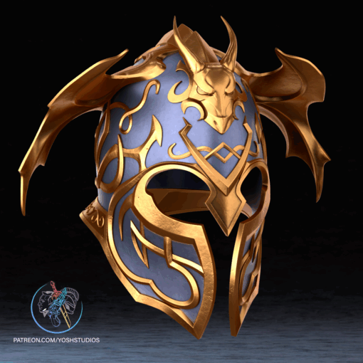 Akatosh Oblivion Helmet 3D Printer File STL - Image 2