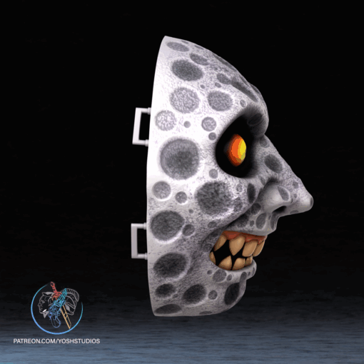 Moon Mask 3D Printer File STL - Image 3