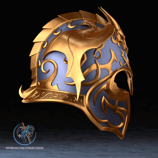 Akatosh Oblivion Helmet 3D Printer File STL - Image 3